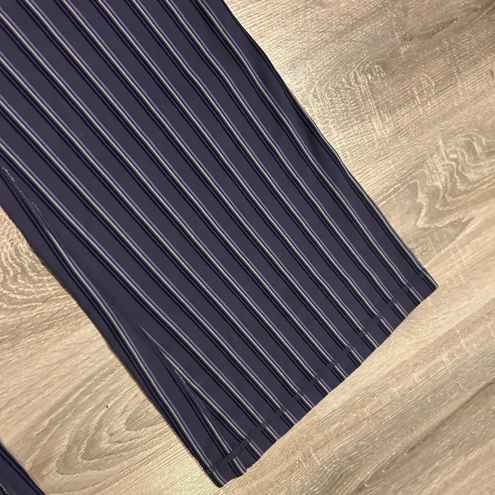 Lululemon Groove Pant III - Purple/Blue Pinstripe - Reversible - Picture 4 of 7